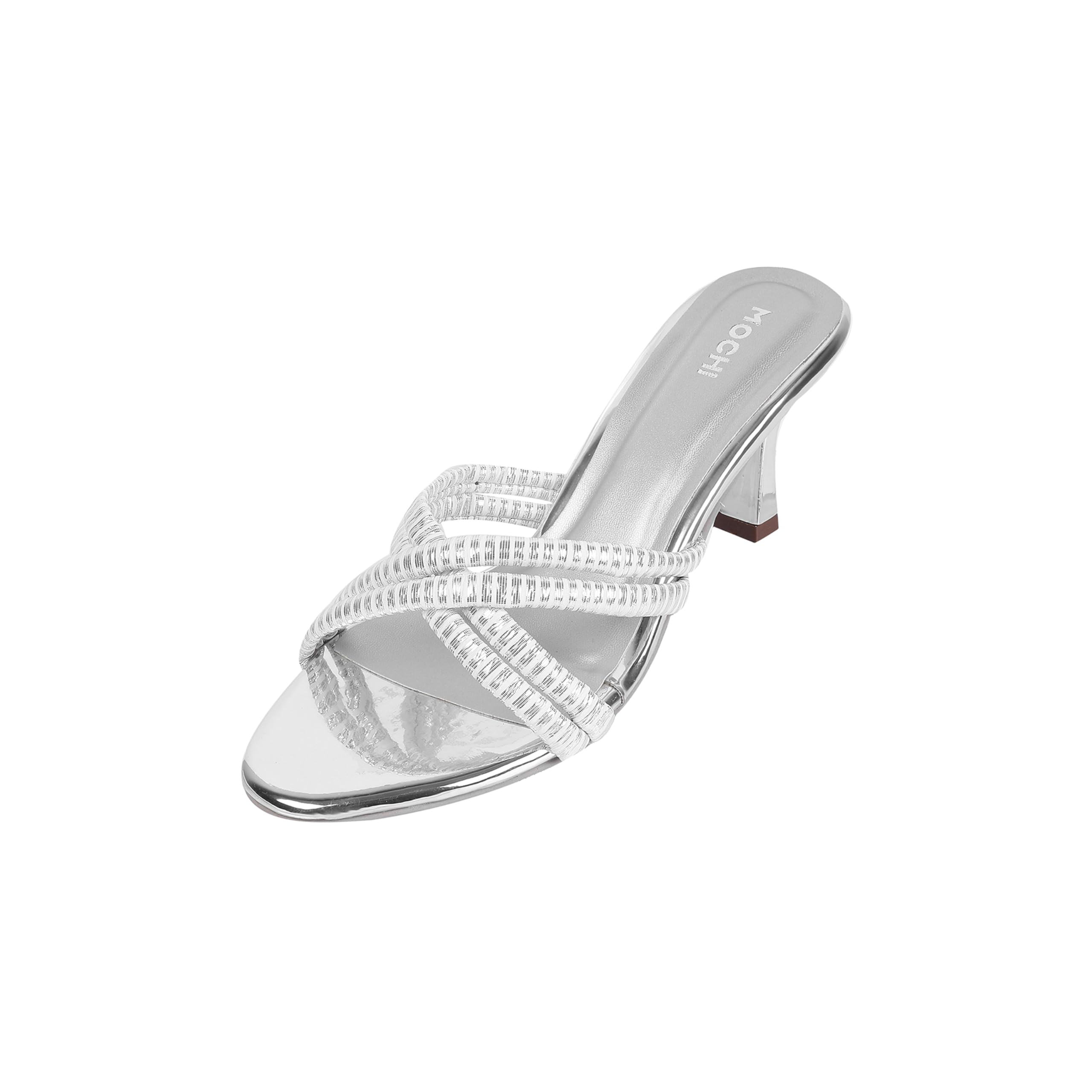 mochi Women Gold Fashion Heel Slip-on Sandal-picture-14