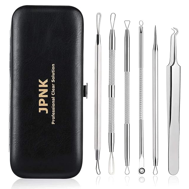 JPNK Blackhead Remover Comedone Extractor Acne Removal Kit