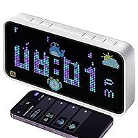 PixelRise Smart Alarm Clock with LED Display