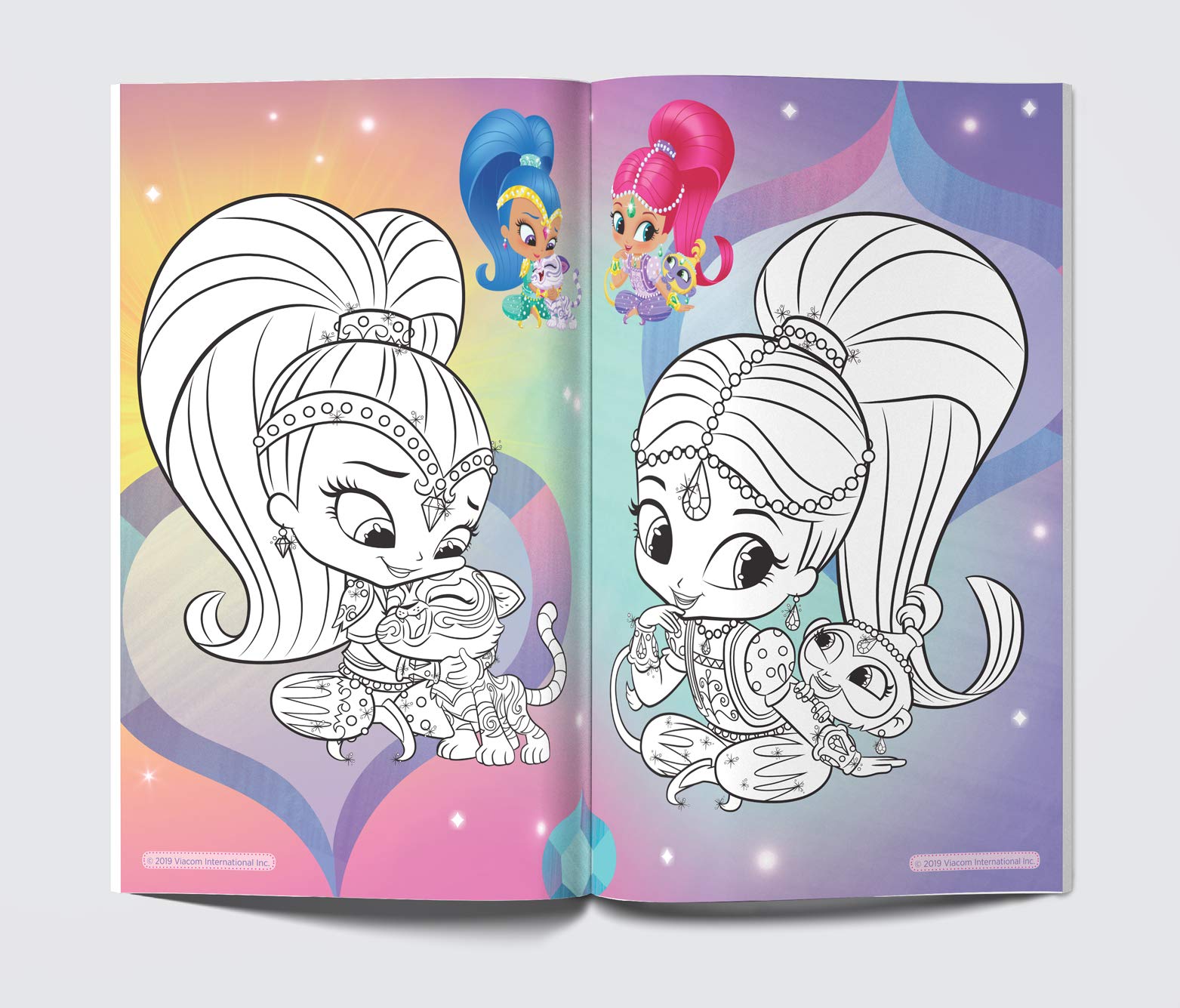 Genie in the Bottle: Giant Coloring Book for Kids (Shimmer & Shine) 4