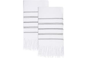 White Turkish Hand Towels for Bathroom