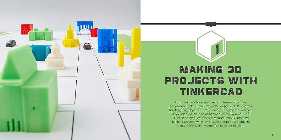 Produktbild von Buch: 3D Printing And Maker Lab For Kids – 22 Projekte Mit CAD-Design Und STEAM-Ideen