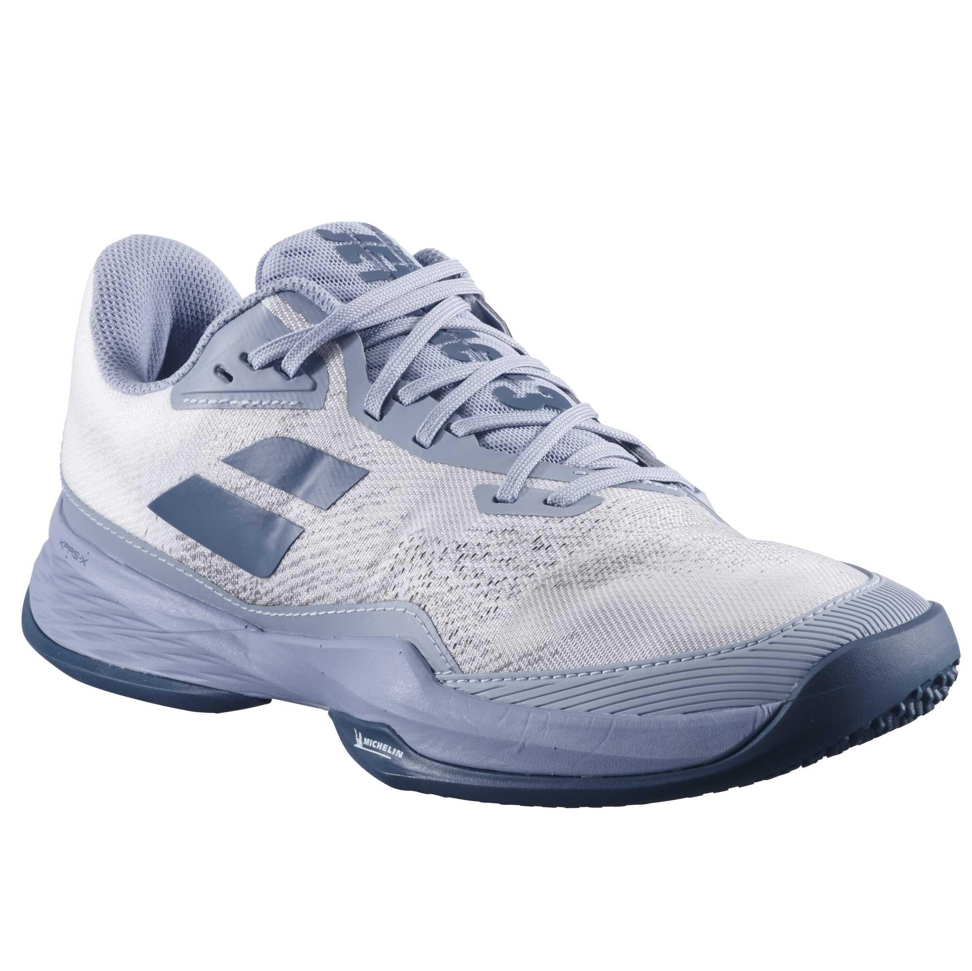 ???(Babolat) Men's Tennis Shoes, White x Gray (1107), 26.0 cm