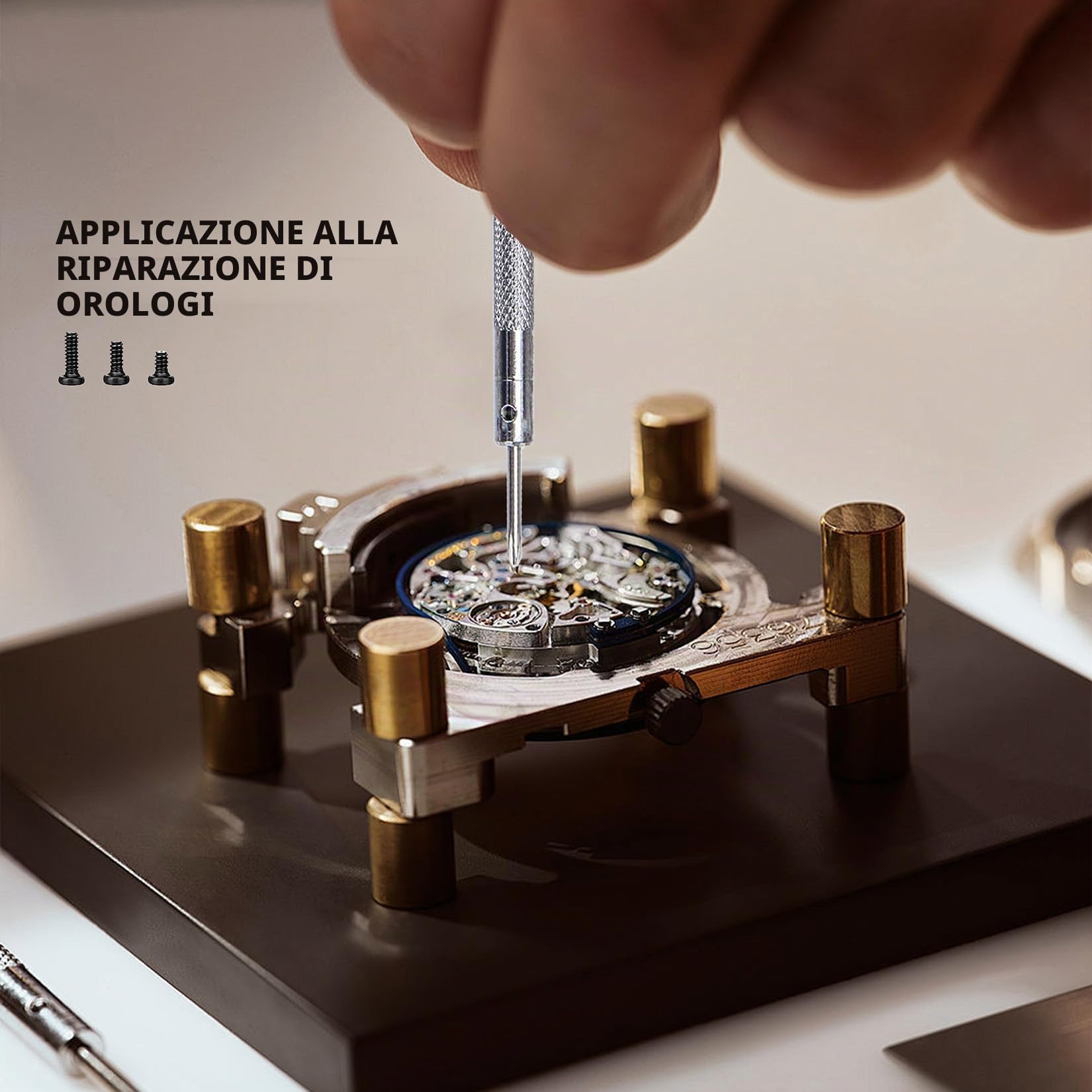 500 Pz Set di Viti Piccole, M1.2/M1.4/M2 Viti per Occhiali, Set di Vite a Testa Piatta, Kit di Riparazione Vite a Testa Svasata a Testa Tonda per Occhiali Laptop(N)