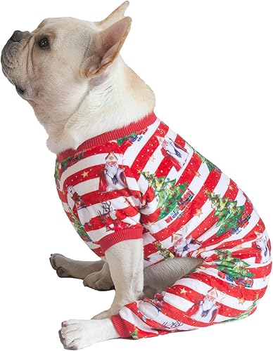 CuteBone - Pijama de Navidad para perro, para vacaciones de invierno, P186S