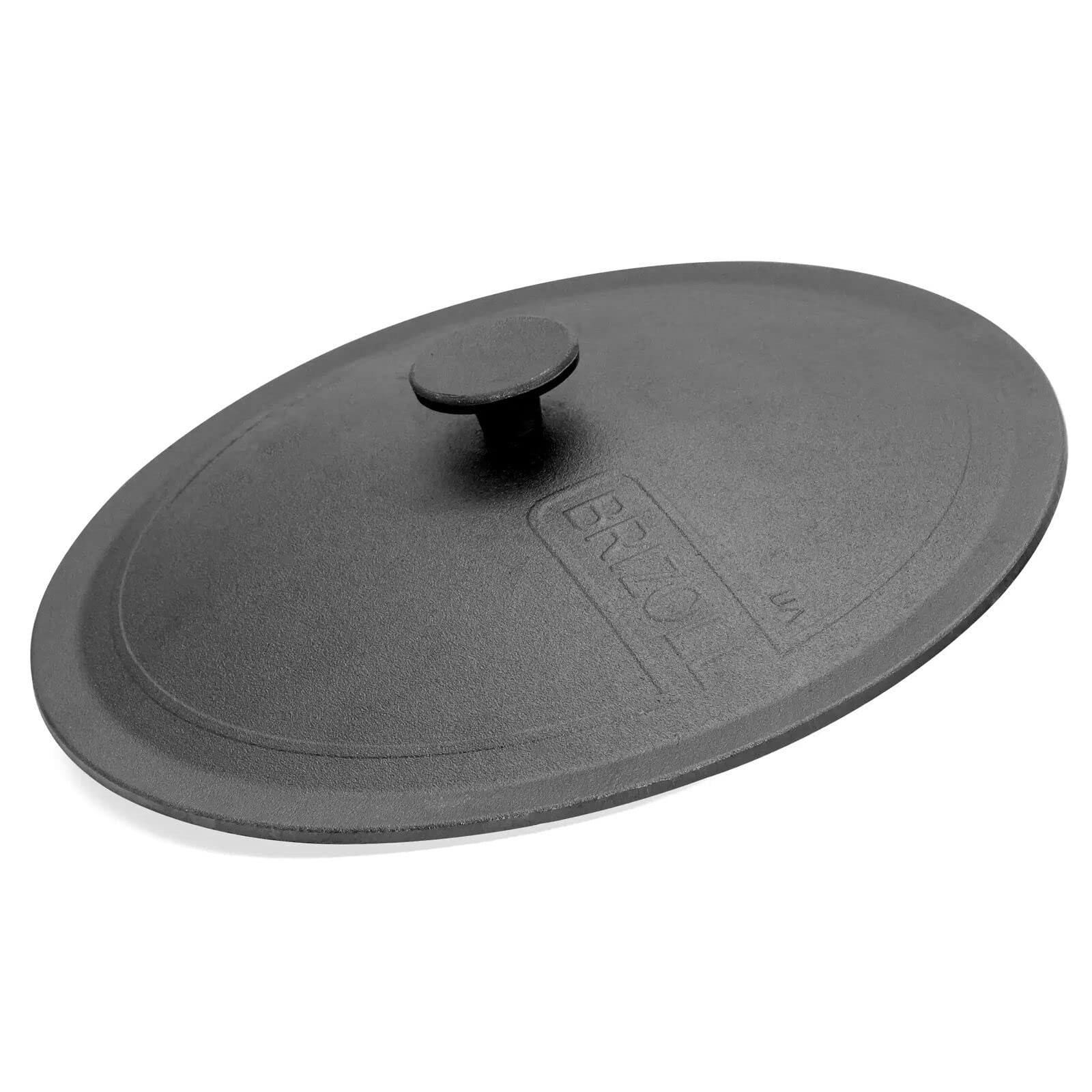 4BIG.fun Gusseisen Kazan 6 L Schwenktopf Kasan mit Deckel aus Gusseisen Wokpfanne Grill Cast Iron Campingtopf Kessel Asia Wok Traditioneller Gusstopf Grillwok