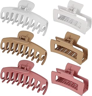 79STYLE Hair Clips For Women 24pcs Sectioning Alligator Hair Clips for Styling Professional Hair Salon Hair Clips Clamps Nonslip Grip and Wide Teeth Double Hinged (4Colors)