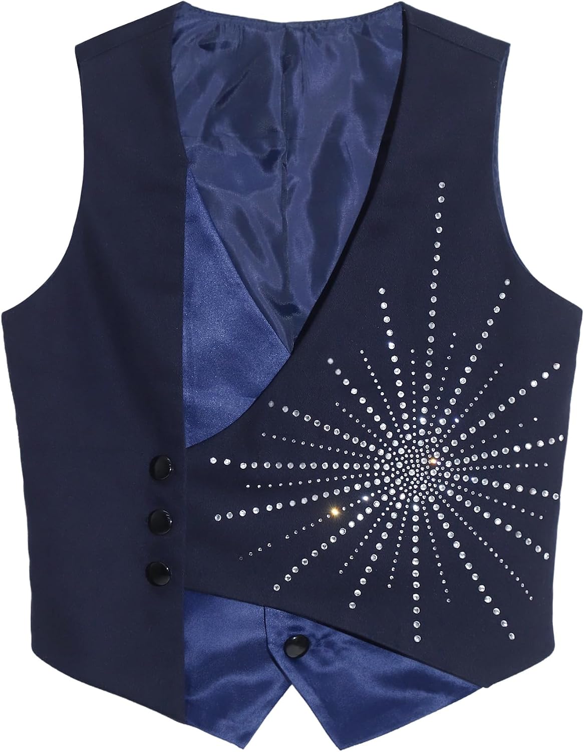 ranrann Boys Dress Suit Vest Piano Performance Waistcoats Sleeveless Jacket for School Celebrations Graduations