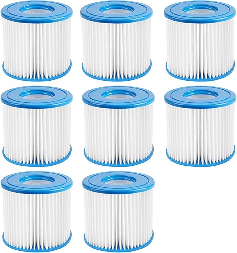Cartucho de filtro de piscina tipo D compatible con Summer Waves P57100102, P57000104, Intex tipo D, filtro de piscina Summer Escapes, filtro VII,
