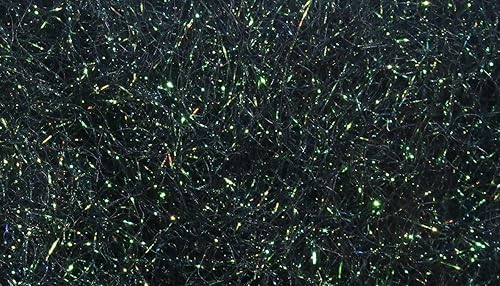 Miniatura 37 de Hareline Fly Tying Ice Dub – Flashy Synthetic Dubbing for Nymphs, Streamers, Steelhead & Salmon Flies Cobre,Martín pescador azul,MINNOW BELLY,Marrón
