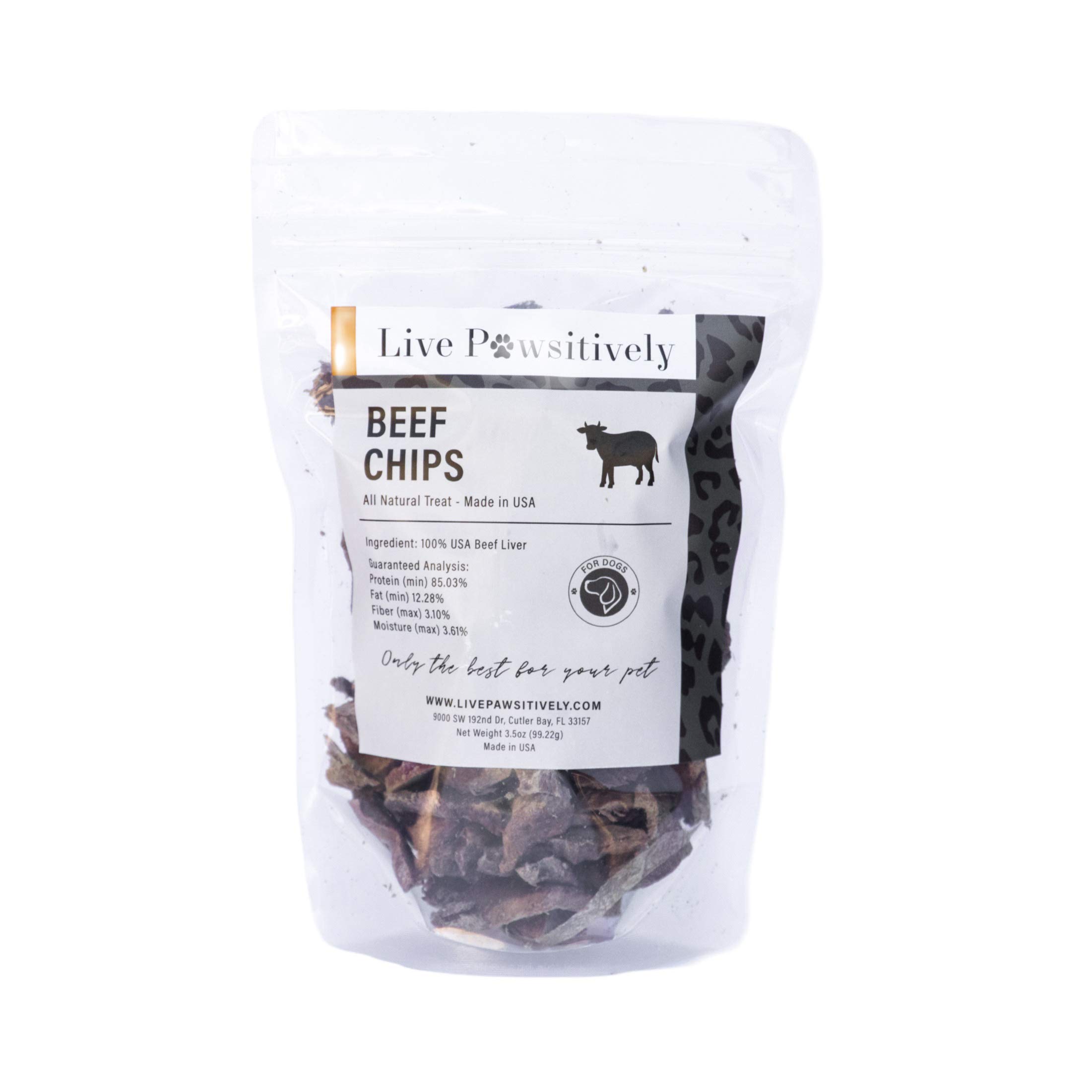 All-Natural Treat for Dogs & Cats, Single Ingredient, Picky Eaters, Grain & Gluten Free, Freeze Dried Beef Hearts, No Preservatives, Made in USA