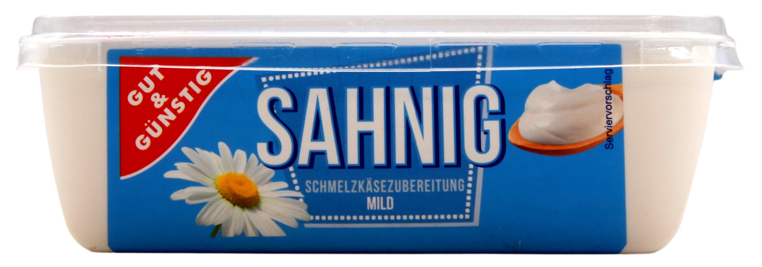 Gut & Günstig Schmelzkäsezubereitung Sahnig, 10er Pack (10 x 200g)