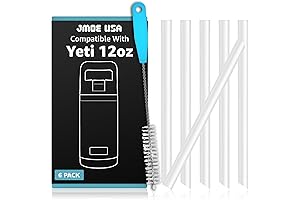Durable and BPA-Free Straws for YETI Rambler Jr. 12oz Kids Bottles