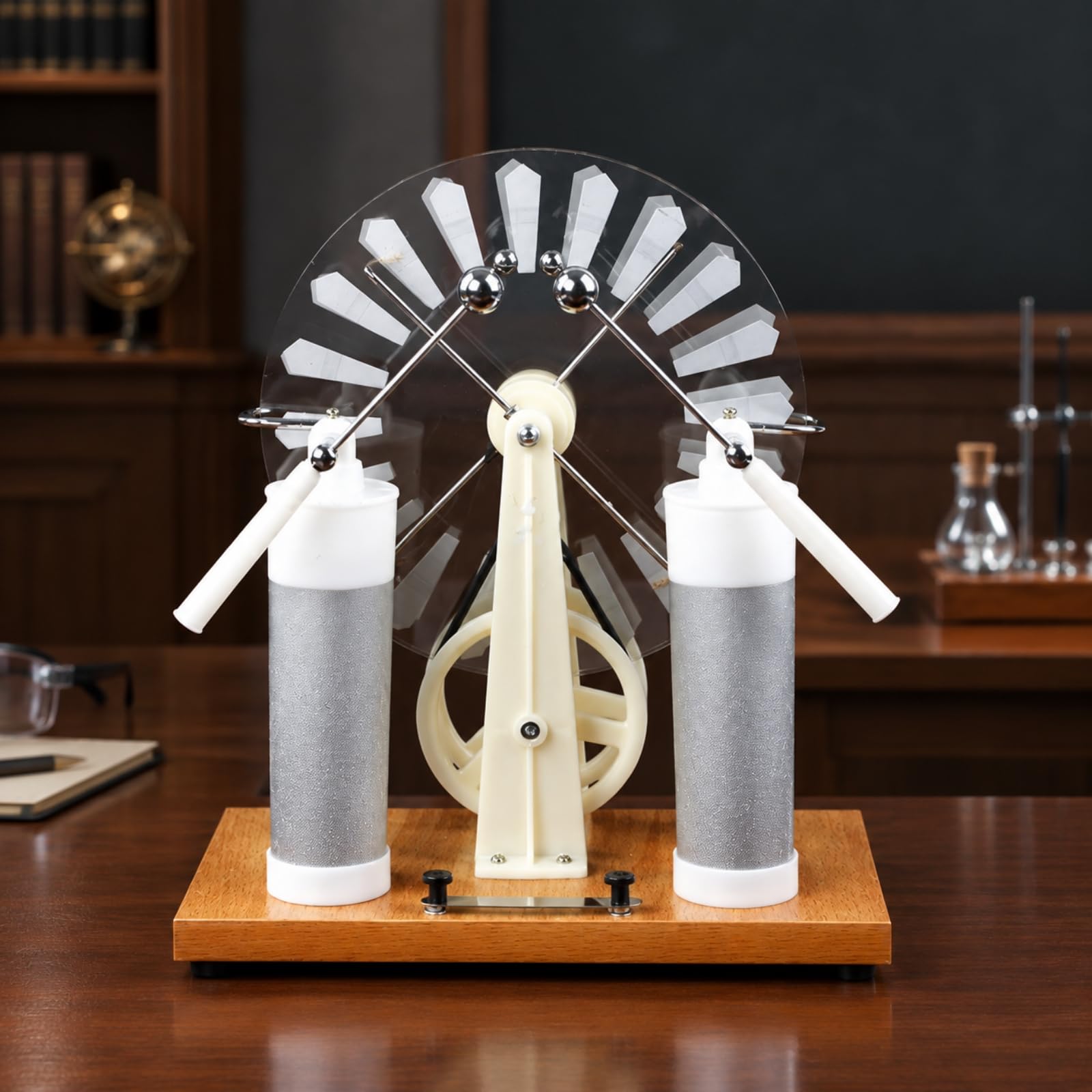 Generatore a Induzione Elettrostatica J23008 da Tavolo Generatore di Induzione Elettrostatica Pratico per Insegnanti di Scienze, Mostre Educative