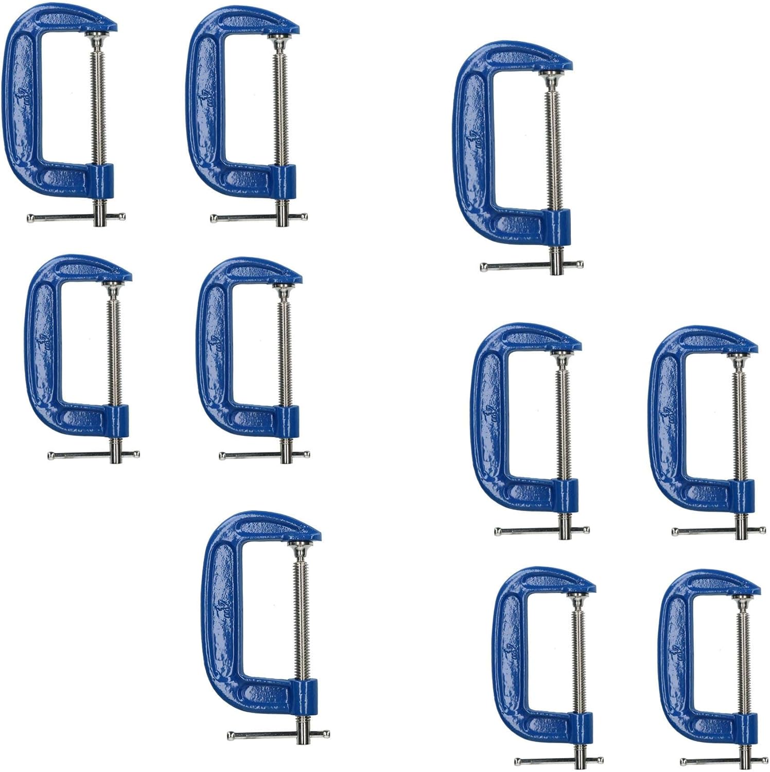 4" / 100mm Heavy Duty G Clamp C C Grip Holder Clasp Vice Clamping 10 Pack