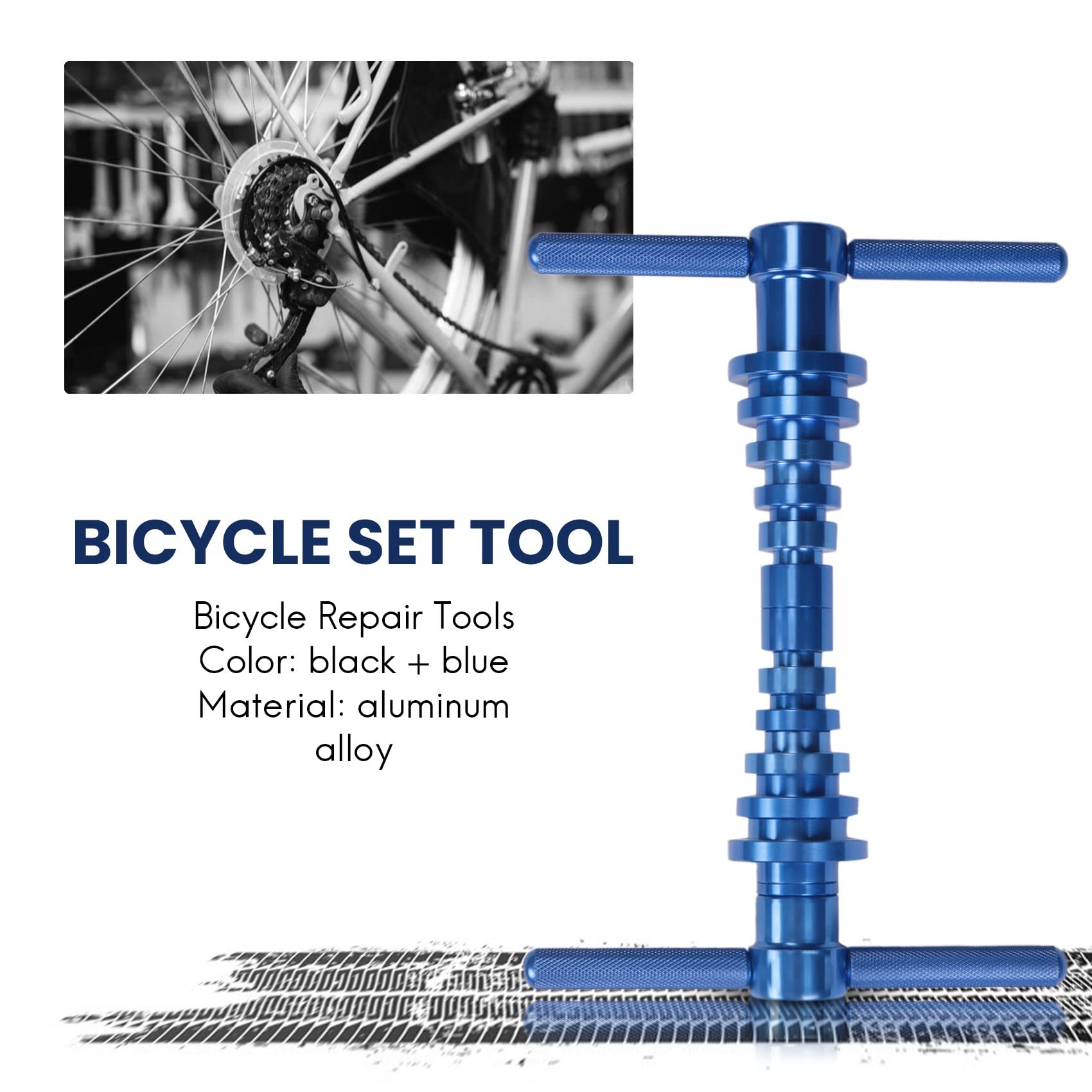 Dytabepl Cyclus lagerpersset voor/naaflagers, inbouwfiets, zacht staartframe, lagers, naafgereedschap