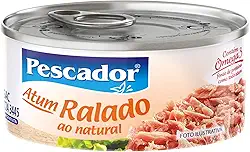 Atum Ralado Natural em Agua Pescador 170g