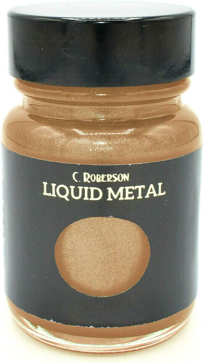 Roberson : Liquid Metal : Acrylic : 30ml : Fine Gold