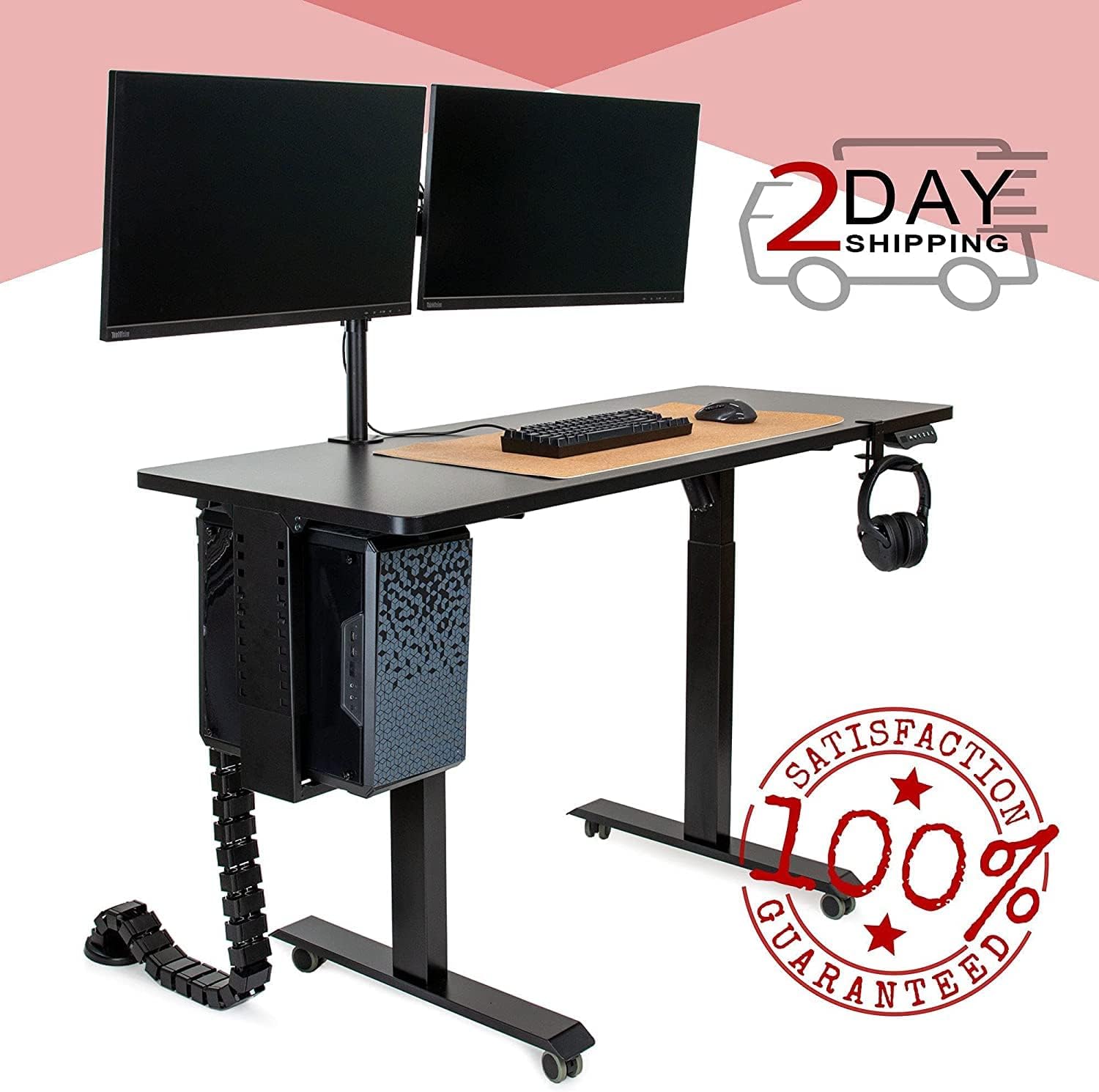 Buy Monitor Stand, Dual Monitor Stand LCD LED, Monitor Desk Mount Stand