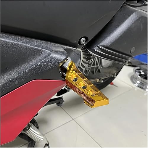 Miniatura 7 de Compatible con XMAX300 XMAX250 XMAX125 XMAX 300 X-MAX 250 125 400 1 par de pedales para reposapiés trasero de pasajero de motocicleta (tamaño  rojo)