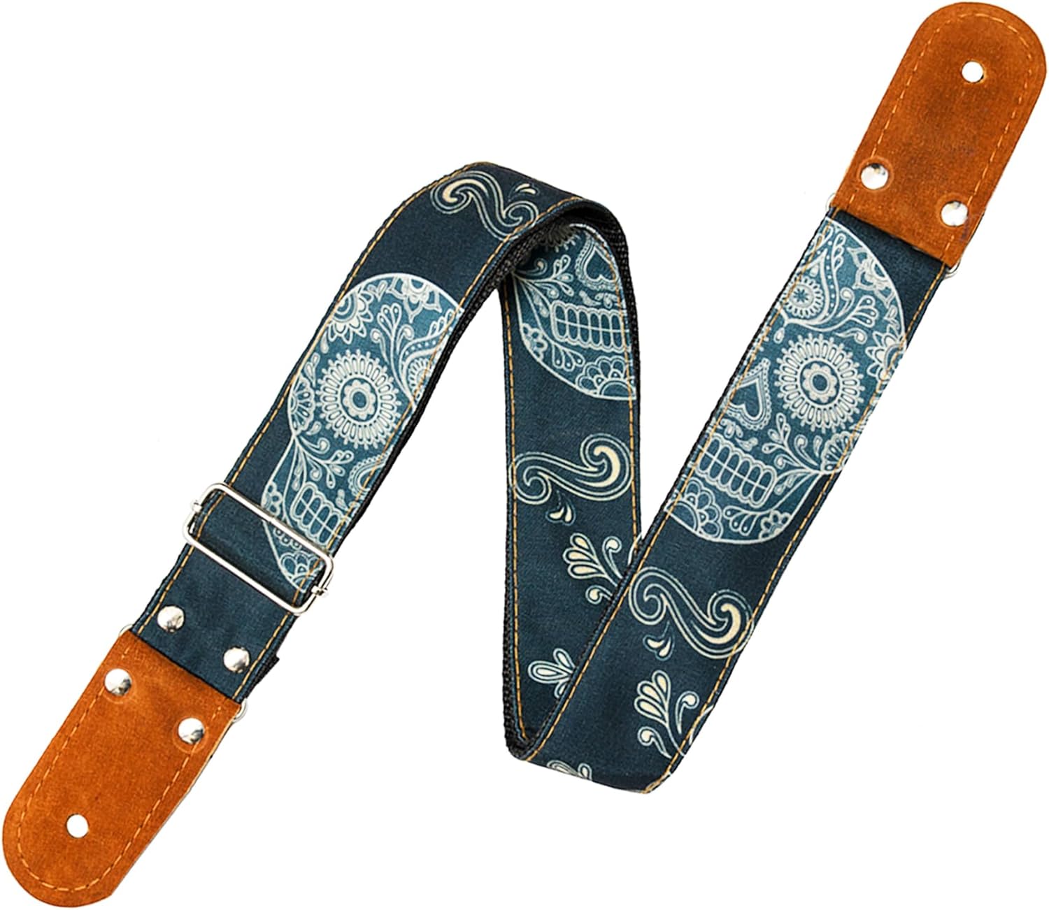 Kidam guitar strap, adjustable strap for acoustic guitars, basses and electric guitars.