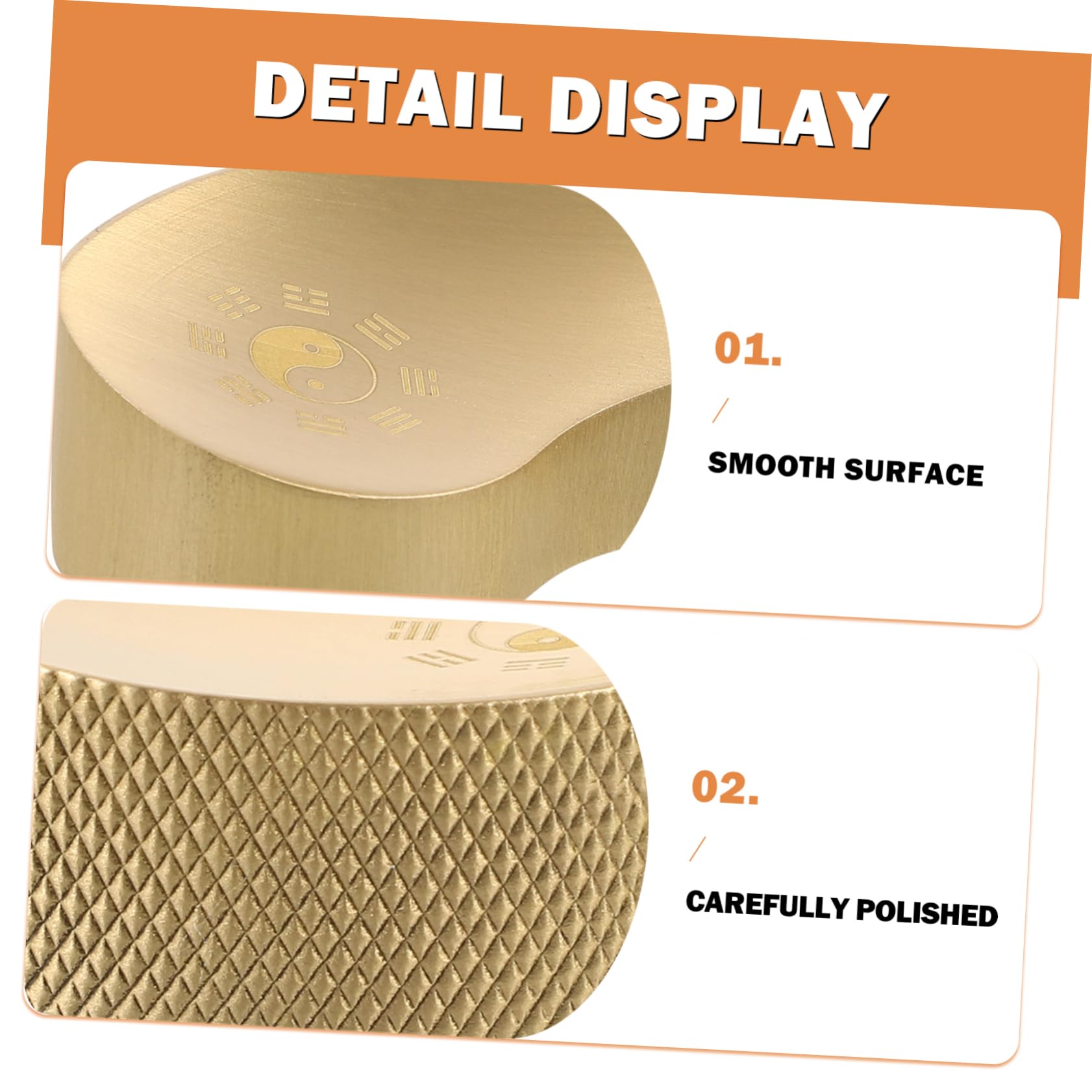 VILLCASE 3 Pièces Presse Papier Laiton pour Chinoise Accessoire Décoratif Pratique pour Lors de Peinture Design Unique et Robuste