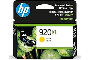 HP 920XL High-Yield Yellow Ink Cartridge: Enhance Your Printing Experience