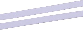 YYCRAFT 3/8 Inch 10mm Bra Strap Elastic Band Trim Elastic Ribbon Craft Sewing20 Yards,White