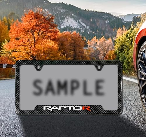 Miniatura 9 de Ford Raptor - Marco de matrícula de metal negro