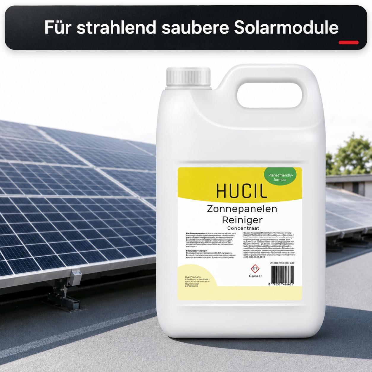 Detergente per pannelli solari, 5 litri, detergente per pannelli solari, concentrato