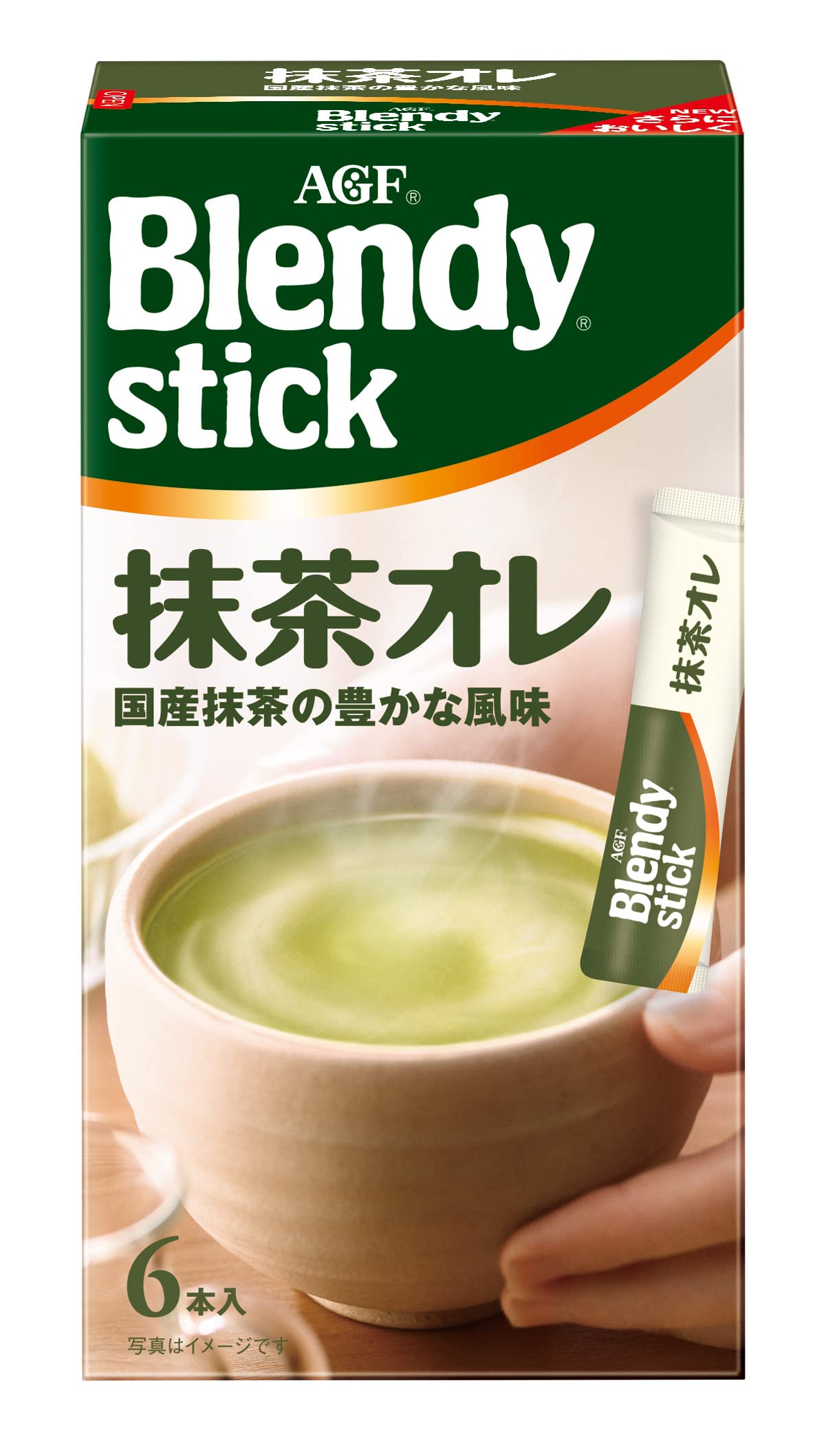 Amazon.co.jp: AGF ブレンディ スティック 抹茶オレ 6本 : 食品・飲料