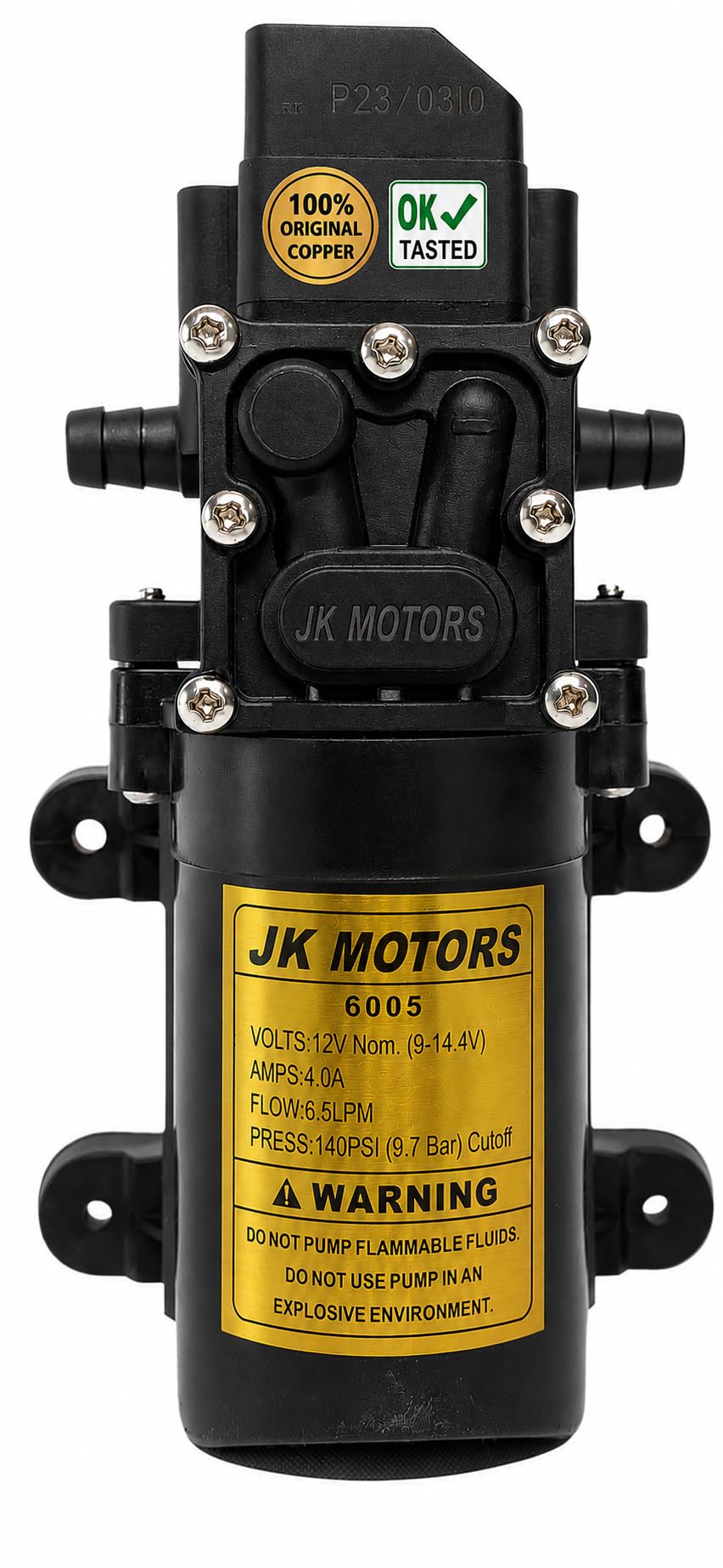 12V DC High Pressure Water Pump (Earth Sprayer Motor) - 140 Psi Battery Sprayer Machine Diaphragm Pump Motor Used In Farm Agriculture Mist Spray, Car Bike Wash, Sanitizing-picture-11