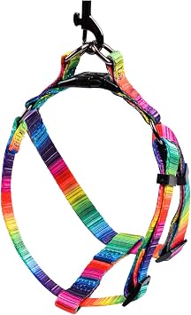 Adjustable Dog Harness, Durable Print, Ideal for Dog Sports, Training, Walking, Running, Size L Chest Girth 21.3"-31.1"
