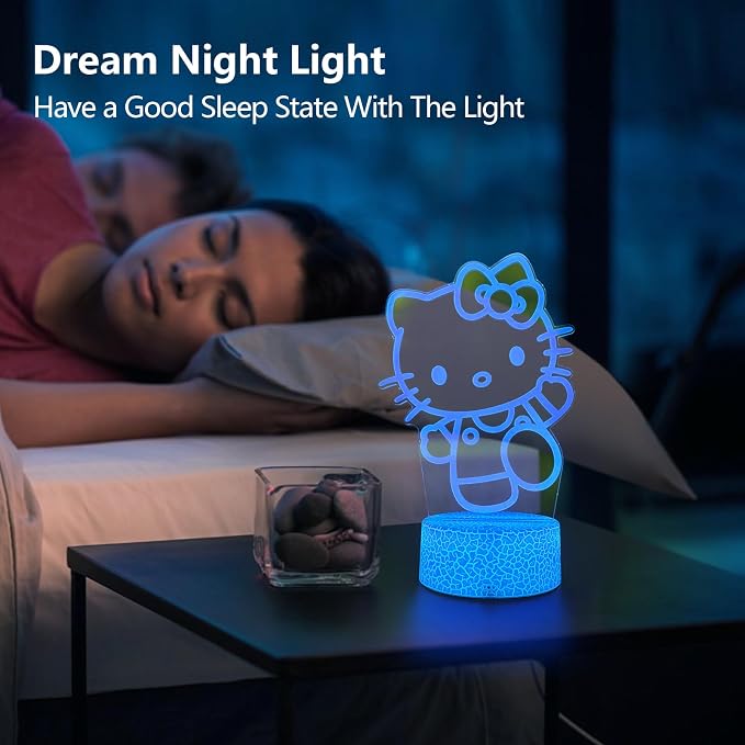 Lámpara de noche 3D AIHYING con cambio de 16 colores miniatura 8