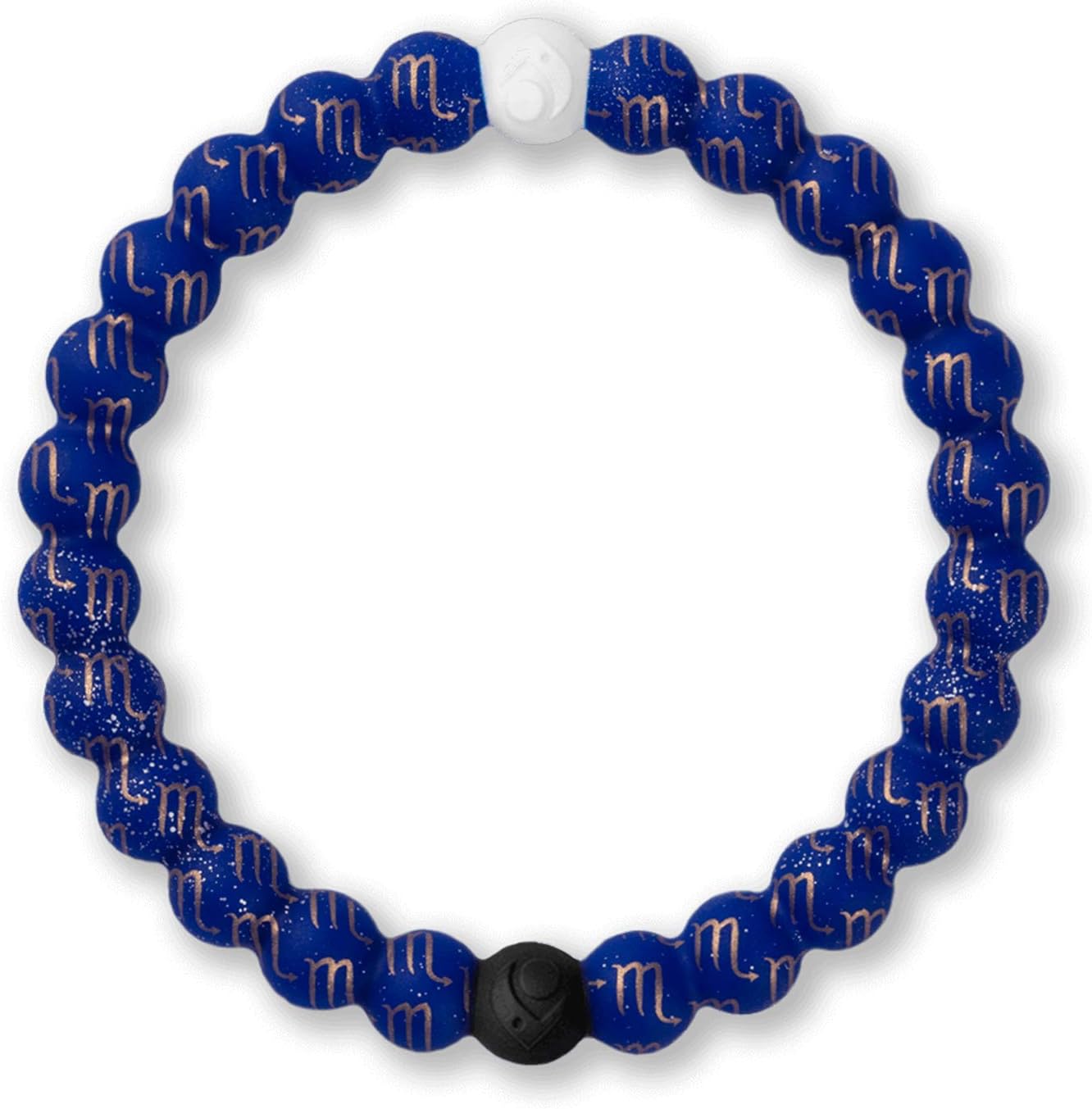 Lokai Zodiac Sign Silicone Beaded Bracelet, Scorpio Large