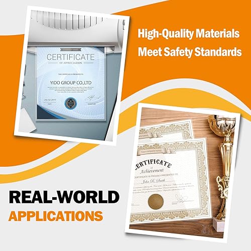 Miniatura 6 de Everest Thermal Laminating Sheets, 8.9 x 11.4 Inches, 3 Mil Thick(80 Mic), 100 Pack, Letter Size Laminating Pouches, for Education, Classroom and