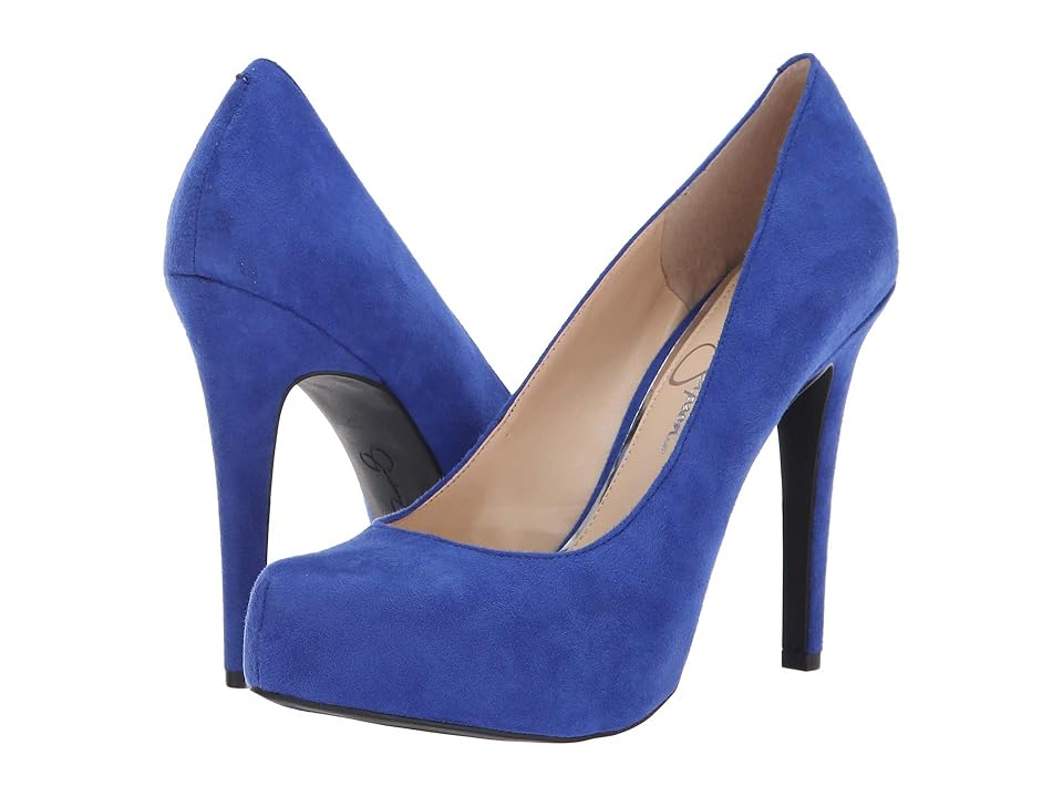 

Jessica Simpson Parisah (Blue Violet Deluxe Microsuede) High Heels