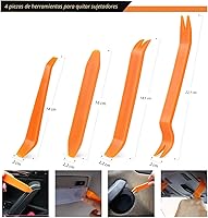 Vista 5 de GOOACC Juego de 480 clips de retención de parachoques con removedor de sujetador, remaches de plástico para automóvil, clips de panel de moldura