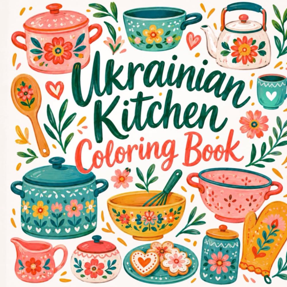 Ukrainian Kitchen: coloring book