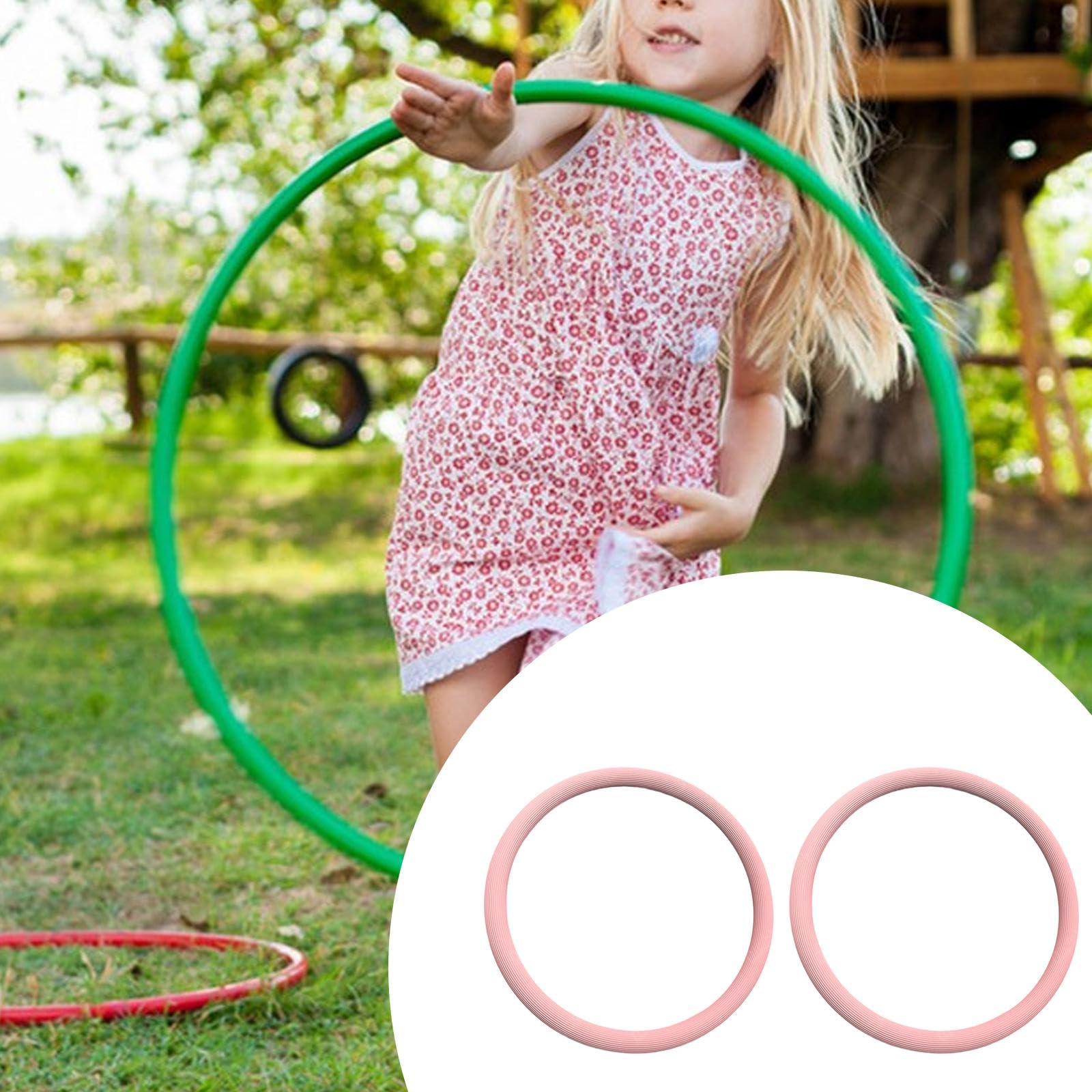 2 aros de brazo para fitness, deportes, ejercicio, masaje, aro de espuma de acero inoxidable, ligero, portátil, adecuado para entrenamientos, oficina en casa