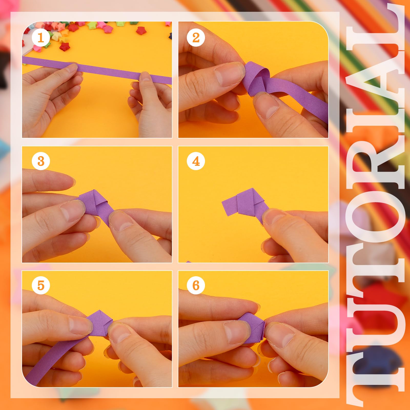 Snapklik.com : Star Origami Paper Assortment Color Star Paper Strips Double  Sided Origami Stars Papers Strips Solid Color Paper Stars Lucky Star  Decoration Papers Stars Strips Diy Hand Art Crafts, image size:1600x1600