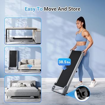THERUN Walking Pad Under Desk Treadmill for Home and Office Small Walking Pad