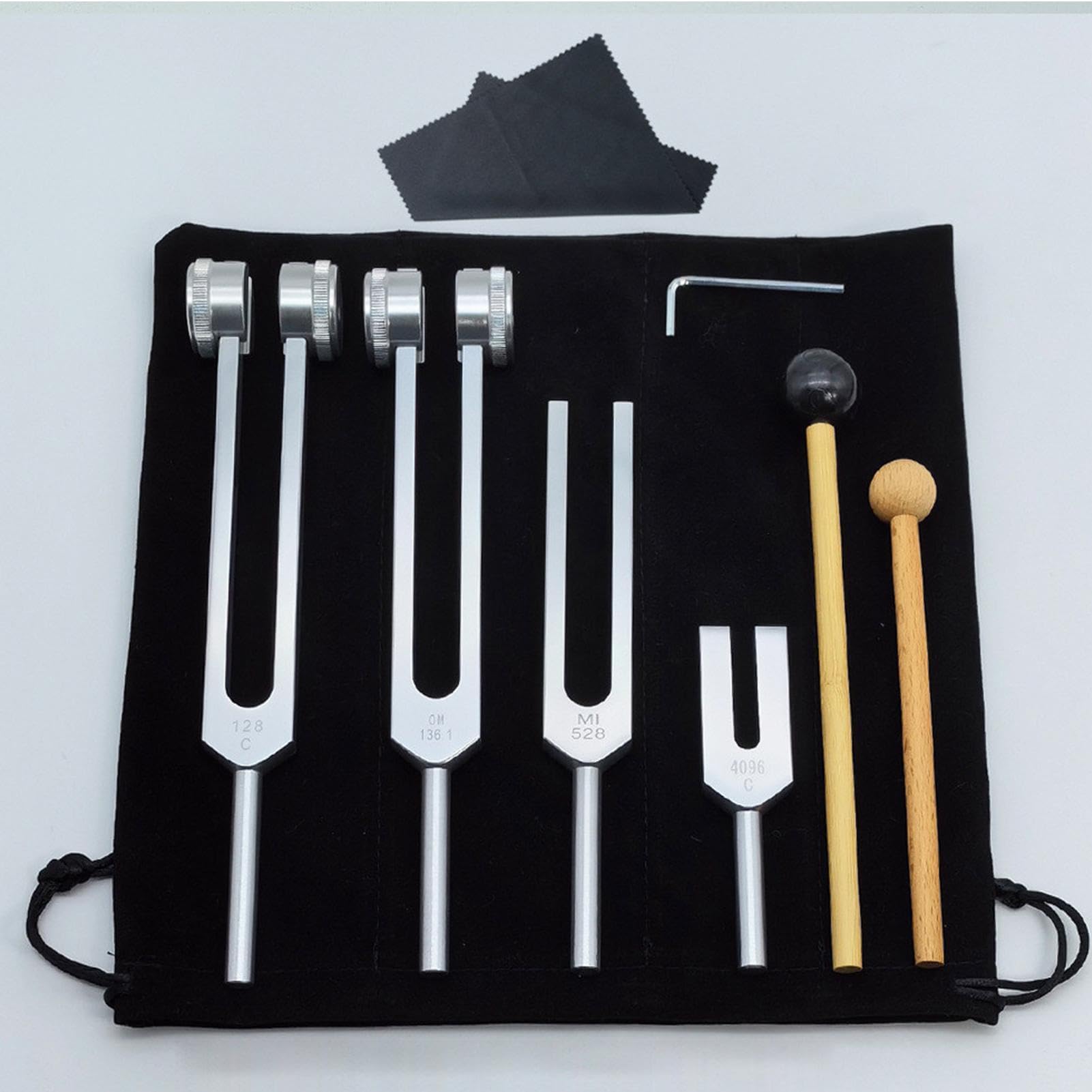 Diapason 128Hz, set di strumenti per la guarigione del suono, strumento multiuso per meditazione e yoga, per principianti ed esperti