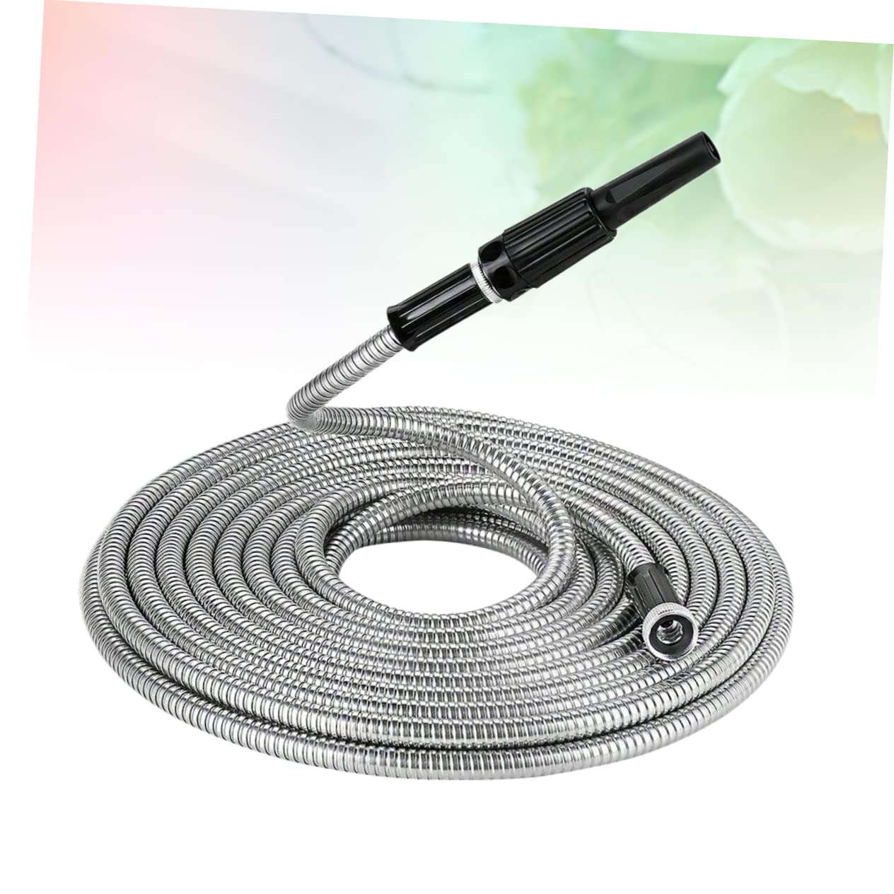 YARNOW Manguera De Jardín Telescópica Acero Inoxidable Riego Boquilla Rociadora Flexibilidad Lavado