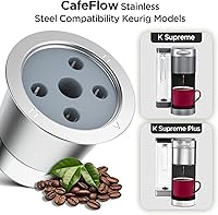 Vista 3 de Tazas K reutilizables para Ke K Supreme Tazas K recargables para Ke K Supreme Plus para cafetera (nuevo paquete de 1)