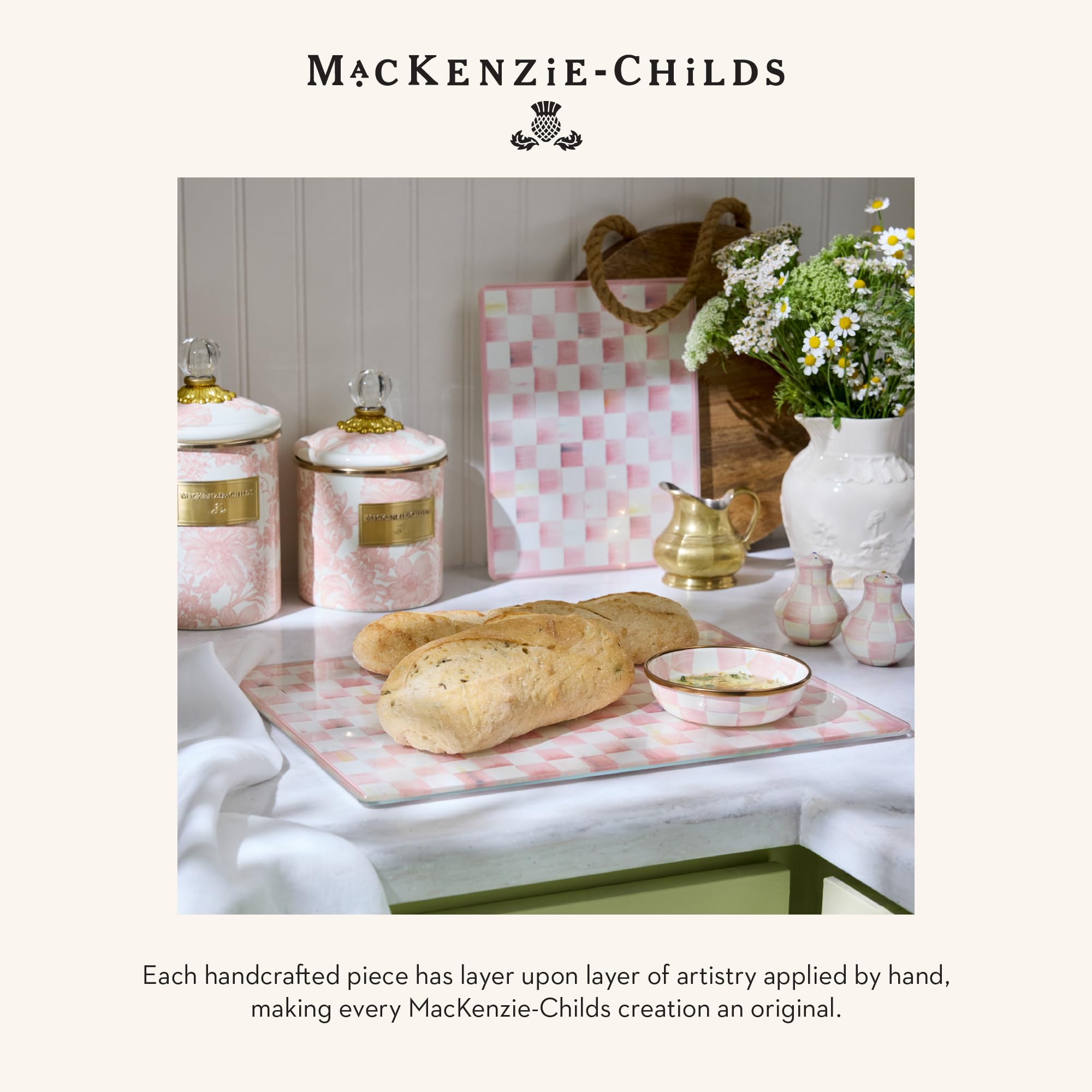 Amazon.com: MACKENZIE-CHILDS Enamel Dipping Bowl, Small Serving