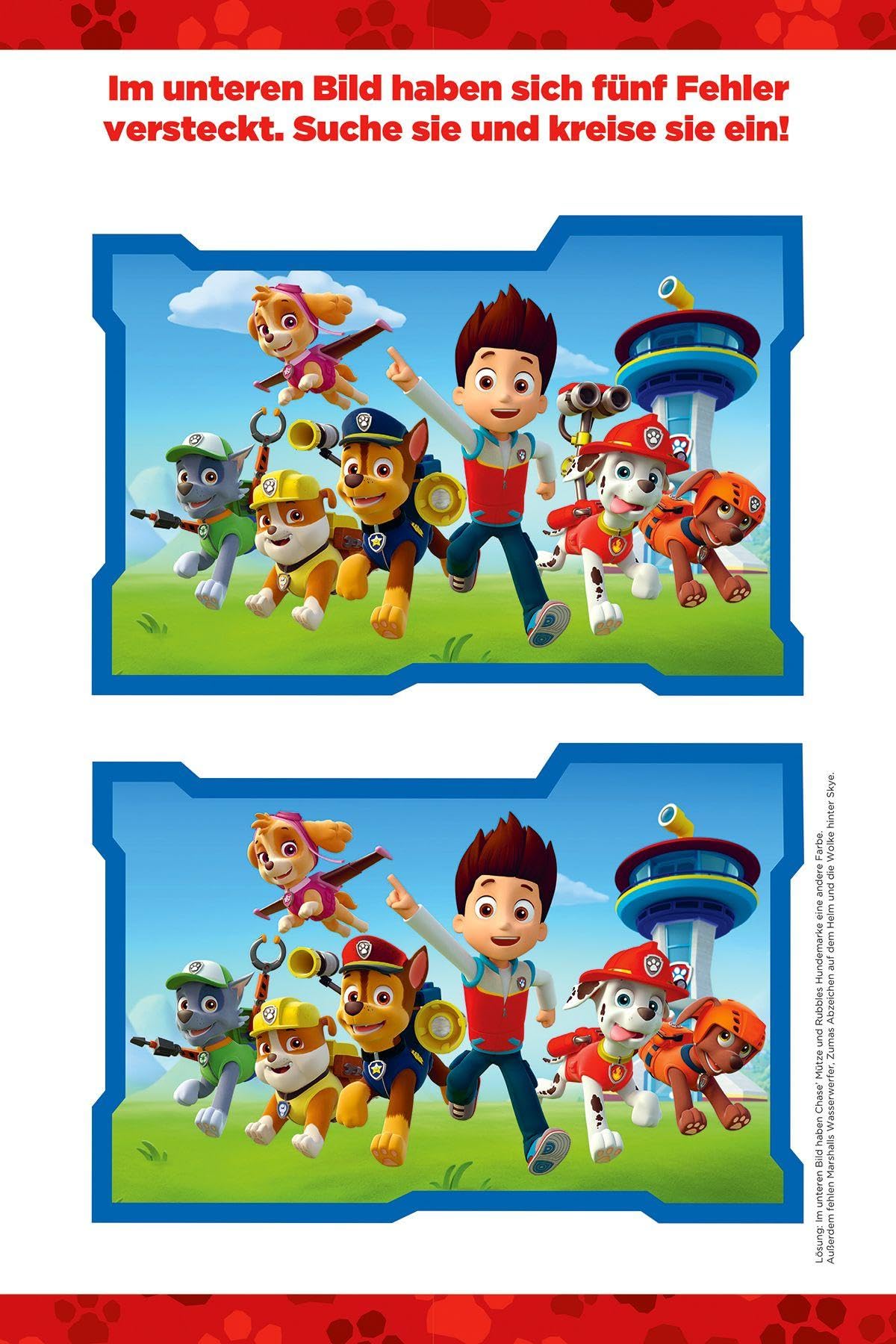 PAW Patrol: Mein kunterbunter Vorschulblock: mit über 50 Stickern!