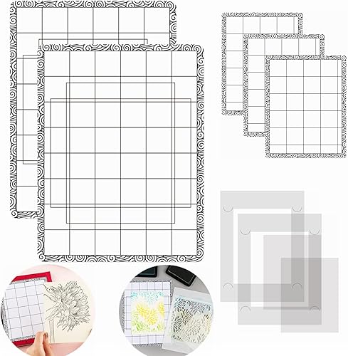 Juego de 5 alfombrillas adhesivas de baja adherencia, antideslizantes, flexibles, 2 estándar y 3 mini con 1 juego de sábanas de plástico para