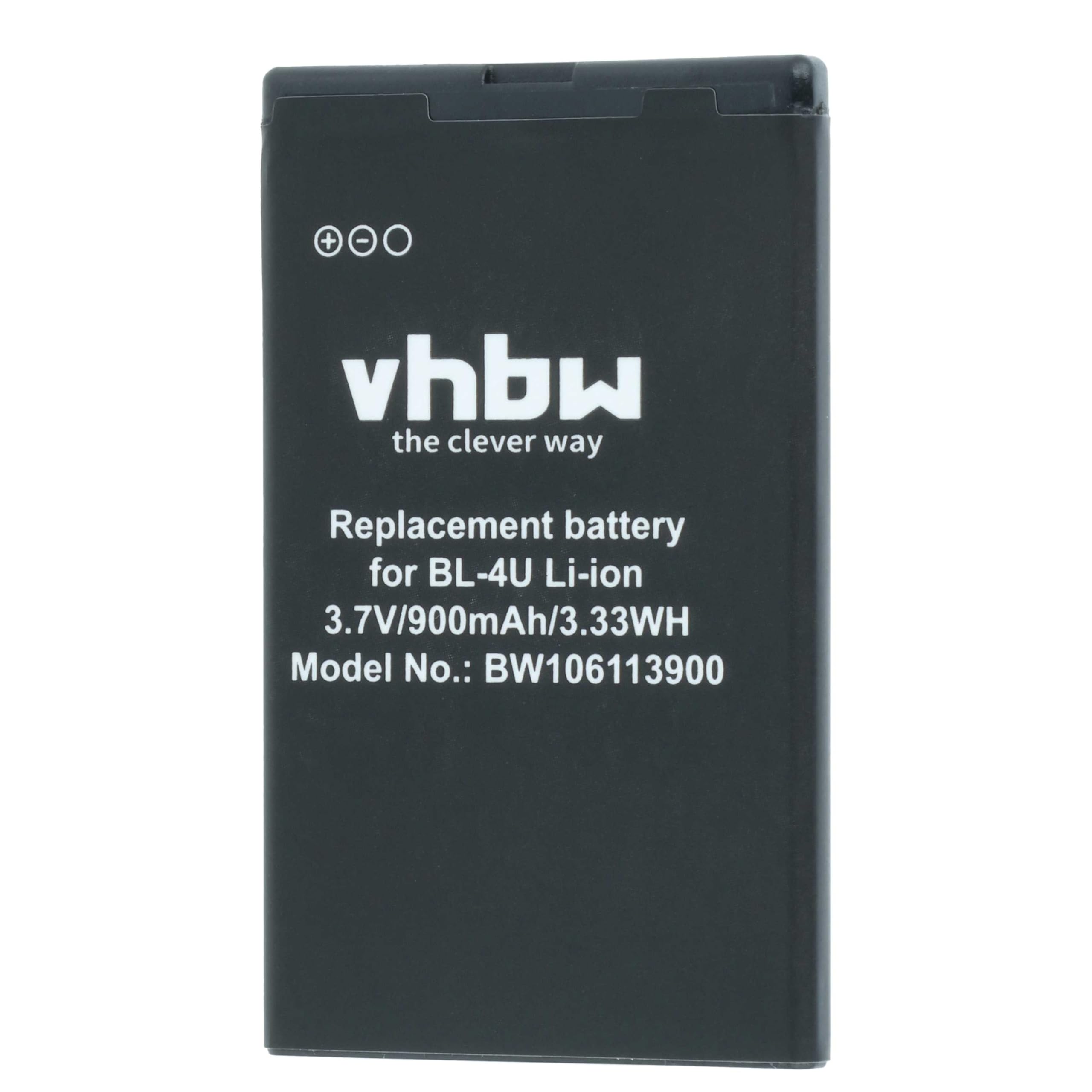 Vhbw Batteria Compatibile Per Evolveo EP-600, 900mAh, 3.7V, Li-Ion, Ricambio Per Smartphone - 4