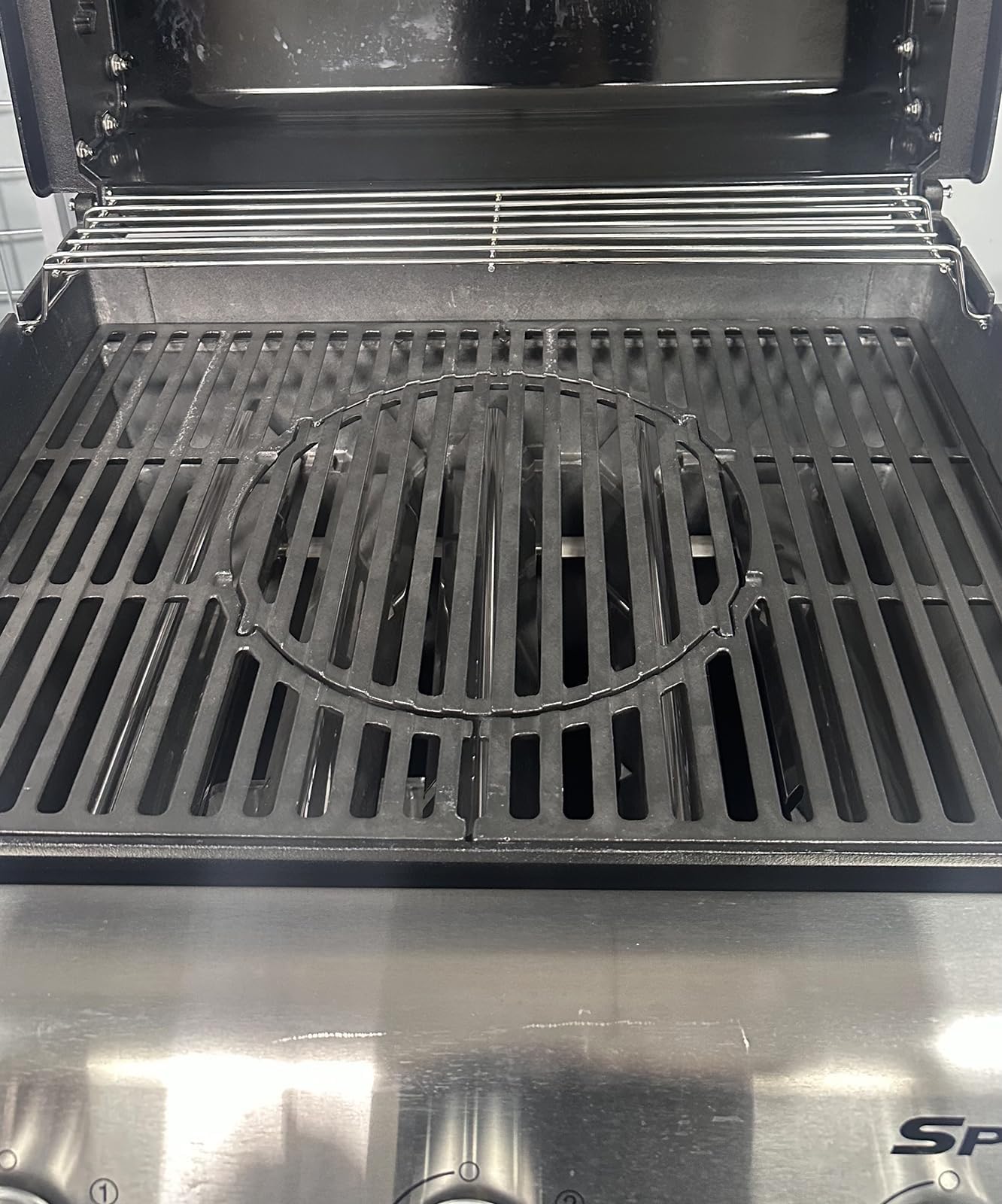 64830 Płyta grillowa do Weber Gourmet BBQ System Sear Grate do Weber GS4 Spirit II 200/300, części zamienne do Weber GS4 Genesis II E-310, II LX S-440 części i wszelkie akcesoria GBS, żeliwo, 1 szt